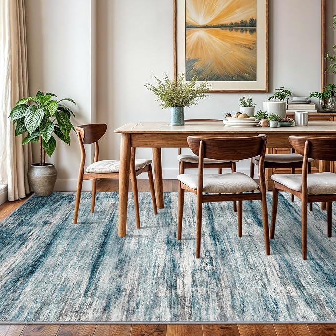 KOZYFLY Area Rug 6x9 Modern Ombre Rugs - Image 3