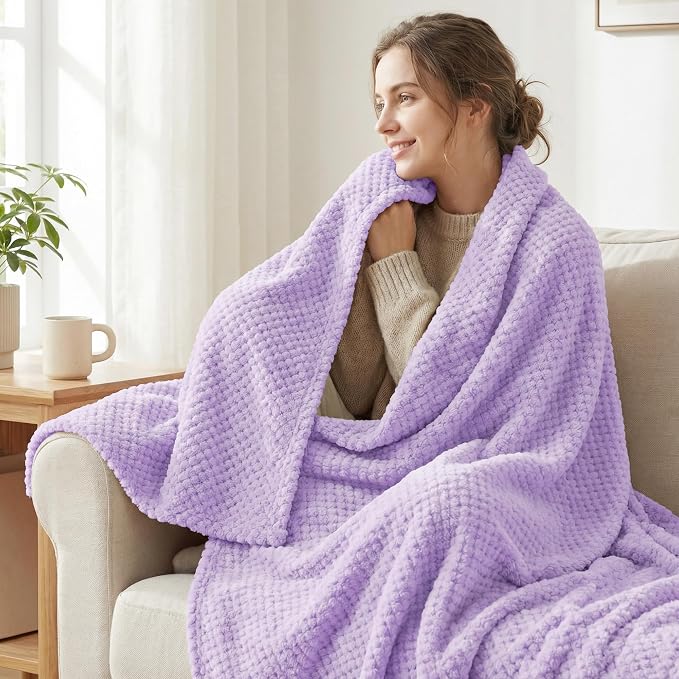 Exclusivo Mezcla Fleece Throw Blanket Extra Large, Super Soft and Warm Blankets - Image 2