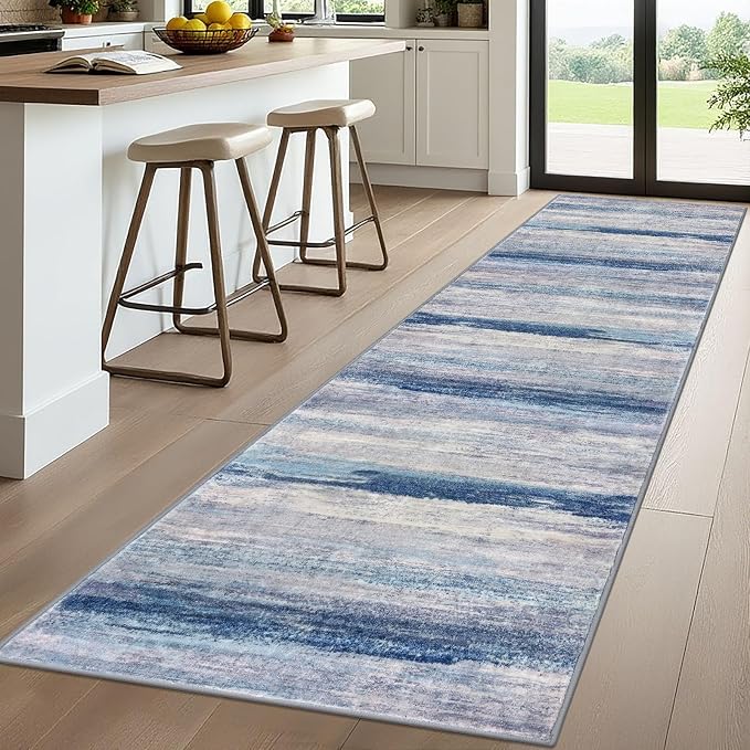 KOZYFLY 3x10 Ft Rug Modern Ombre Runner Rug - Image 7