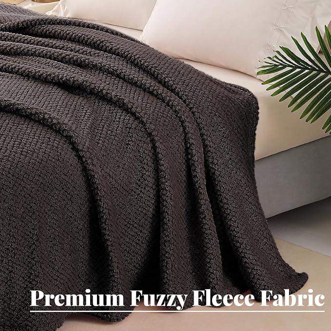 Whale Flotilla Extra Large Fuzzy Fleece Throw Blanket - Image 2