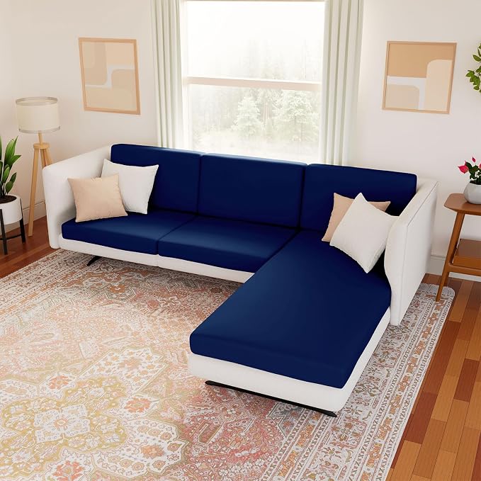 Waterproof Couch Cushion Covers, Stretch Sofa Seat Slipcovers | Stretch Fabric - Image 8