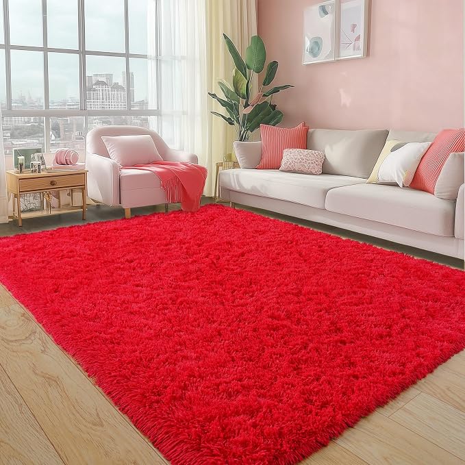 Pionblank Super Fluffy Area Rug by PIONBLANK