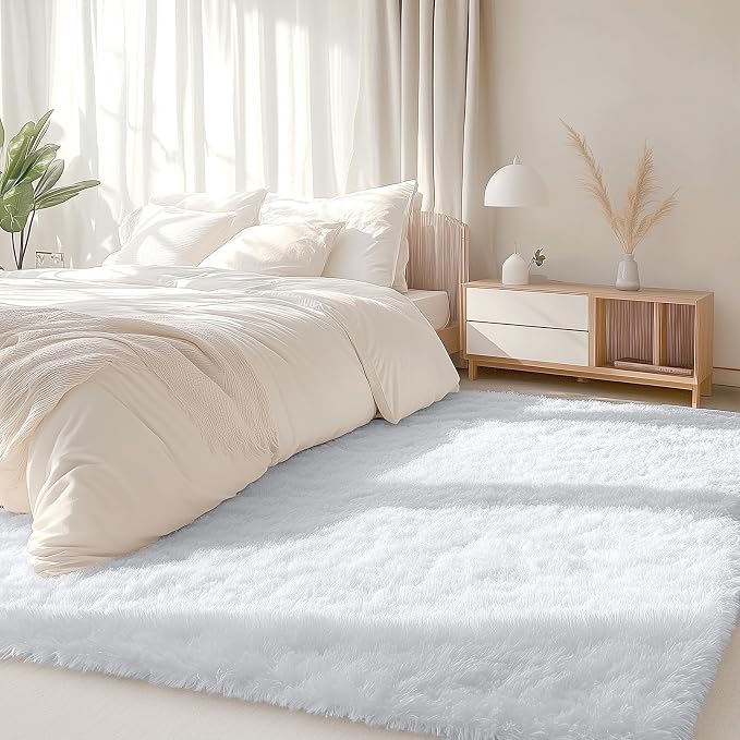 OLANLY 5x6 Area Rugs for Living Room Bedroom, Machine Washable Soft Fluffy - Image 5
