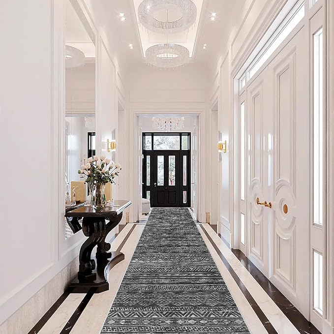 Moroccan 2'6"x8' Hallway Runner Rug - Image 4