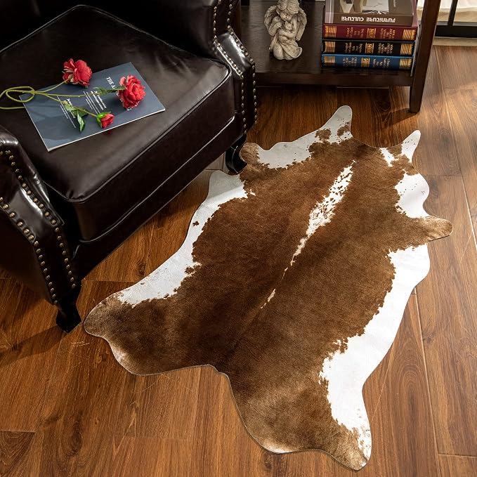 AROGAN 8x10 Faux Cowhide Area Rugs - Image 4