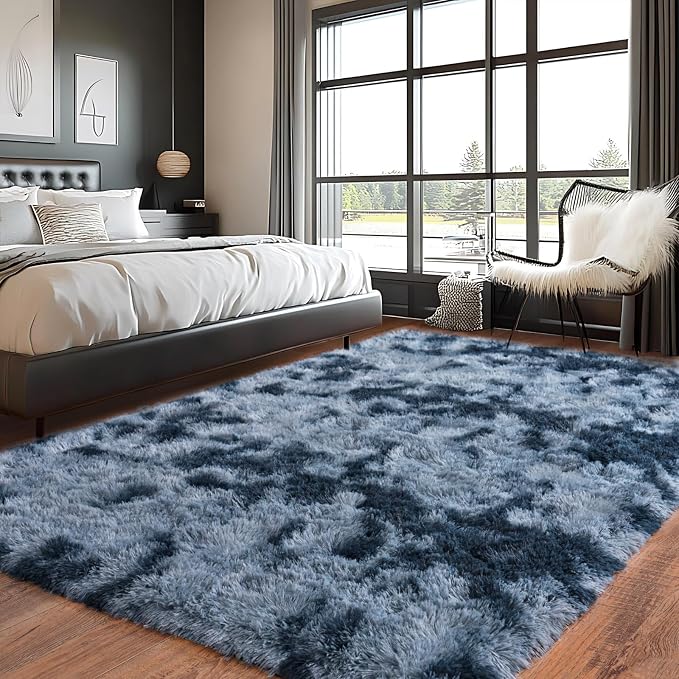 Pionblank Large Rug for Living Room 6x9 Feet, Modern Soft Shag Area Rug - Image 8