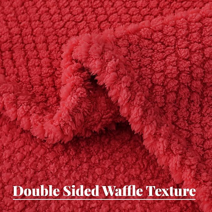 Whale Flotilla King Size Fuzzy Fleece Blanket - Image 6