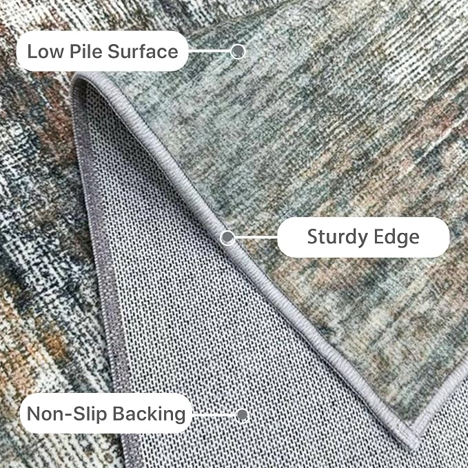 BEIMO Area Rugs 10x14 for Living Room Bedroom, Modern Abstract Machine Washable - Image 7