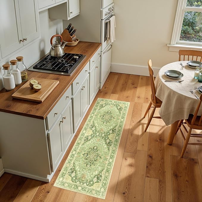 Area Rugs 2'x5' Runner Rug Non Slip Washable by RELEANY