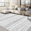 Nakagishi 10x12 Area Rug Living Room: Washable Boho Large Neutral Modern Soft by NakagishiAreaRug
