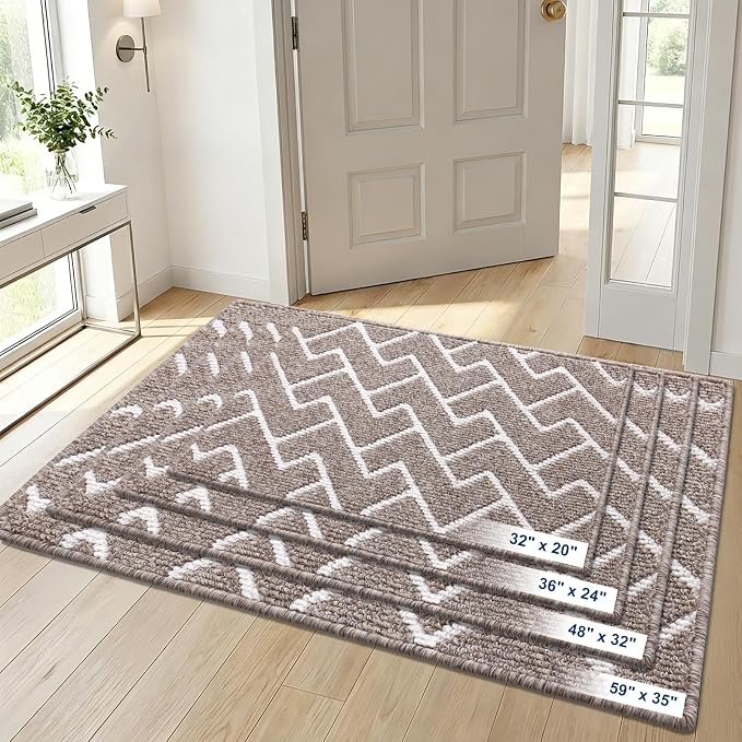 OLANLY Front Door Mat, Non-Slip Rubber Backing, Dirt Resistant and Absorbent - Image 9