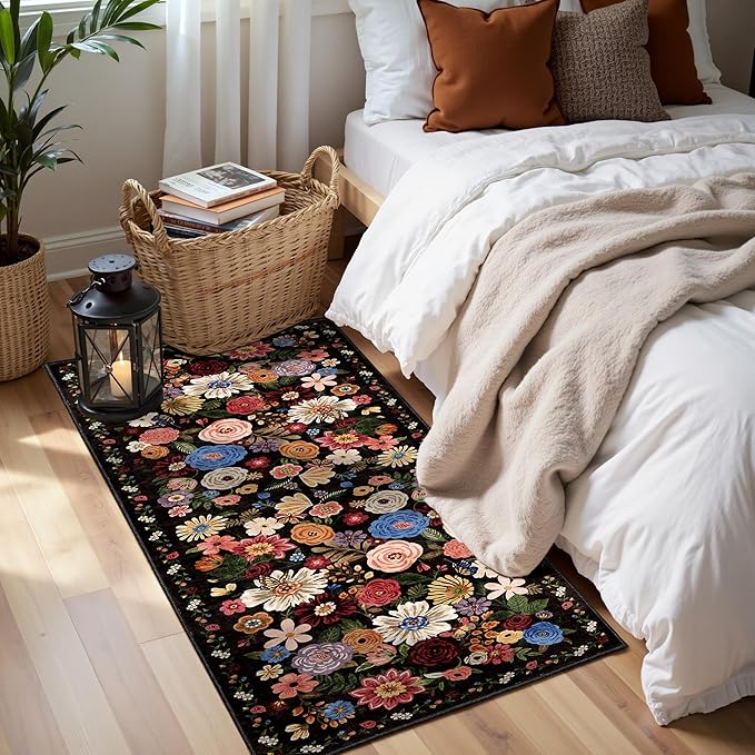 2x4 Entryway Runner Rugs, Non Slip Washable Rugs by WelcometoBabovid