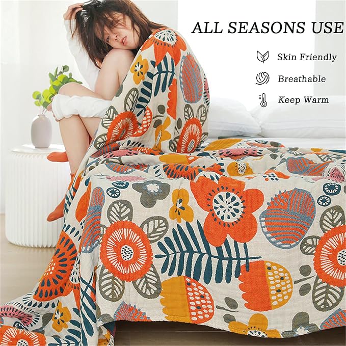 Throw Blanket Queen Size Fall Blanket - Image 5