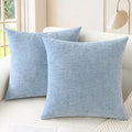 CaliTime Decorative Couch Throw Pillow Covers 26 X 26 Inches Baby Blue | Pack by CaliTime