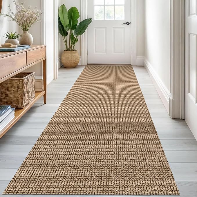 KOZYFLY Runners for Hallways 3x8 ft Washable Kitchen Runner Non Slip Rubber by KOZYFLY