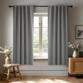 Deconovo Blackout Curtains, Thermal Insulated, W42 x L45 2 Panels, Back Tab by Deconovo