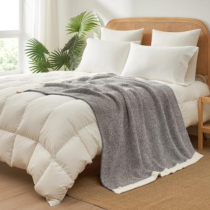 Snuggle Sac Grey Throw Blankets - Image 8