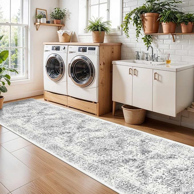 Washable 2'6''x14' Runner Rug - Image 4