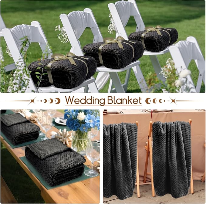 4 Pack Fleece Throw Blankets 50x60 Inches - Image 7