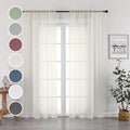 OWENIE Sheer Curtains 96 Inch Length, Elegant Sheer Curtains by OWENIE