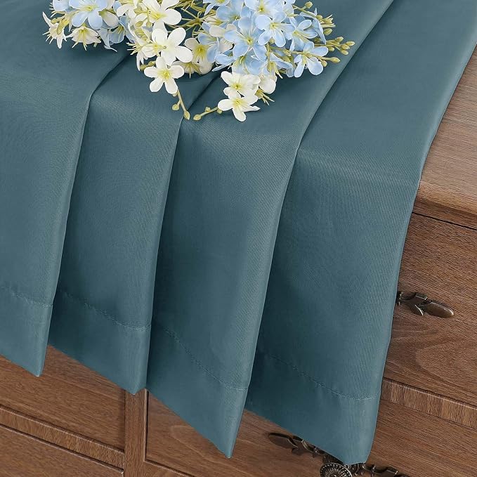 Small Sheer Curtains Tier 24 Inches Length 2 Pieces, Light Filtering Cafe - Image 6