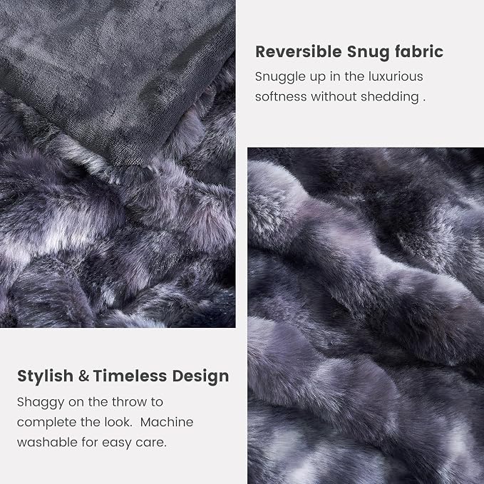 Cozy Bliss Faux Fur Throw Blanket - Image 5