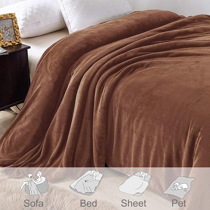 Exclusivo Mezcla Fleece Blankets Queen Size - Image 5
