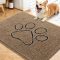 OLANLY Dog Door Mat for Muddy Paws 40x32, Paw Print Design, Absorbs Moisture by OLANLY