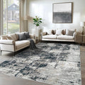 6x9 Area Rugs for Living Room, Washable Modern Abstract Large Area Rug Neutral by XLUEZ