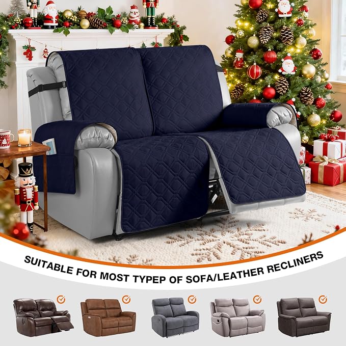 VANSOFY Waterproof Recliner Couch Covers, Sofa Covers 1-Piece Washable - Image 4