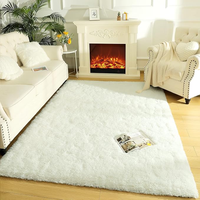LOCHAS Ultra Soft Indoor Modern Area Rugs Fluffy Living Room Carpets - Image 6