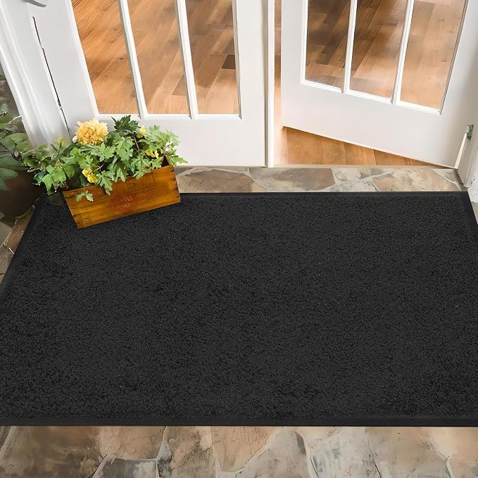 Mibao Dirt Trapper Door Mat for Indoor Outdoor, Waterproof All-Season, - Image 2