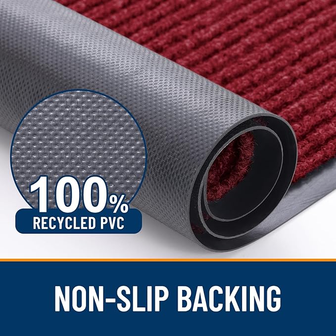 OLANLY Front Door Mat 59x23, Waterproof Heavy-Duty Indoor Outdoor Doormat | - Image 3