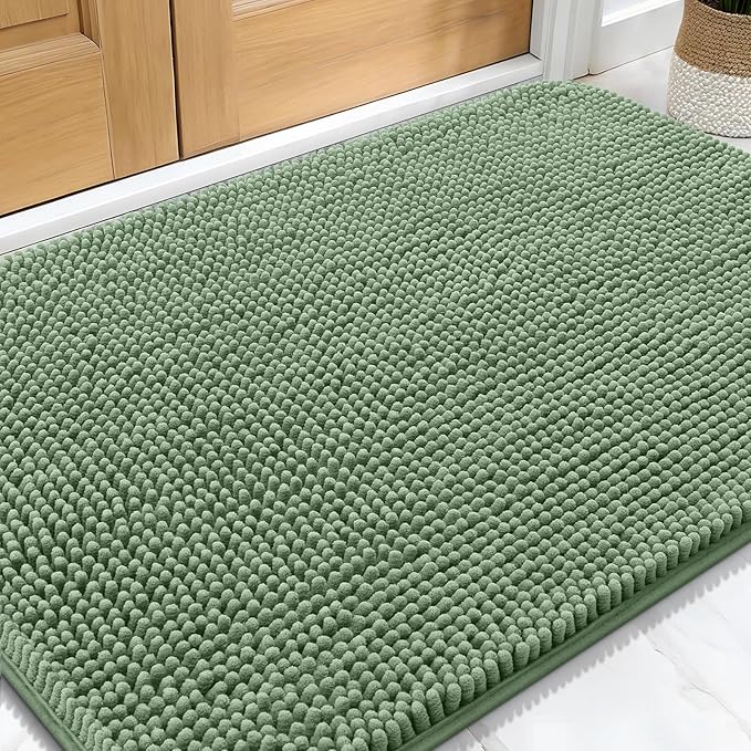 OLANLY Dog Door Mat for Muddy Paws 34x21, Absorbs Moisture and Dirt, Absorbent by OLANLY