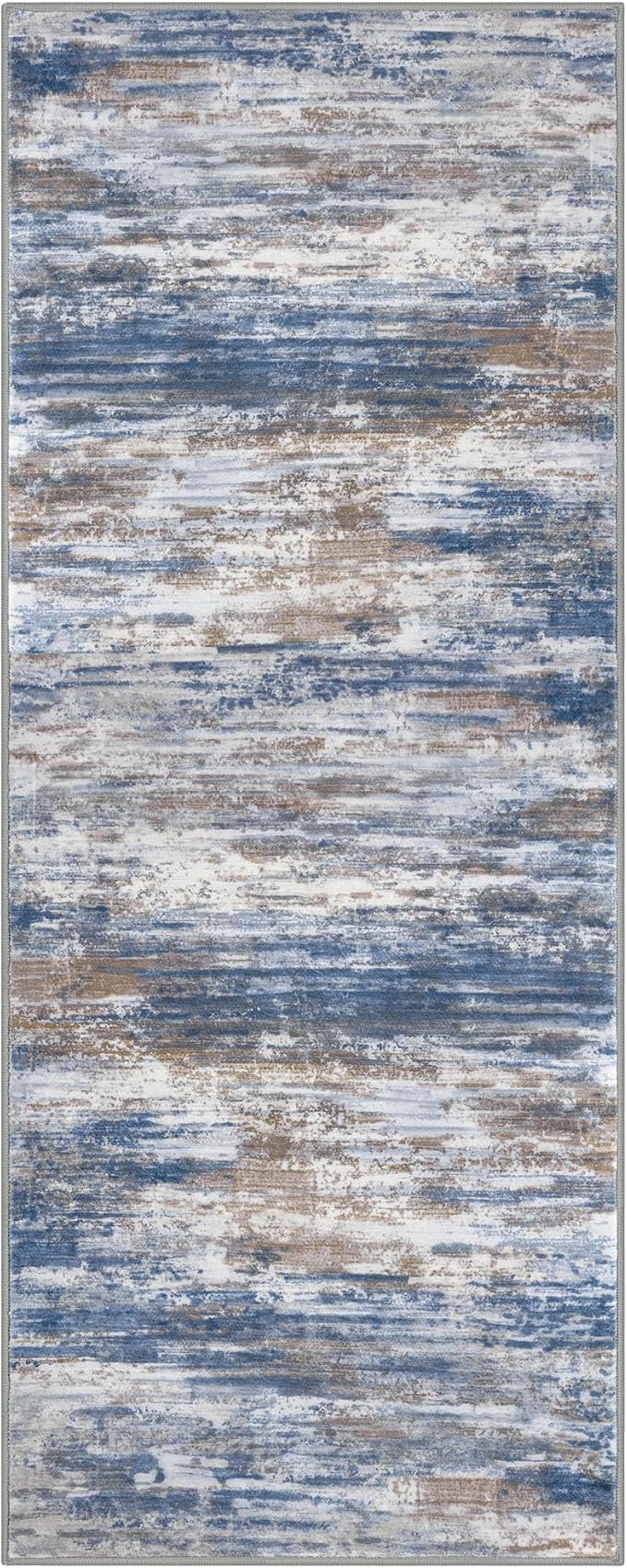 KOZYFLY Kitchen Runner Rug for Hallway Non-Slip Modern Abstract Runner Rug 2x5 - Image 8