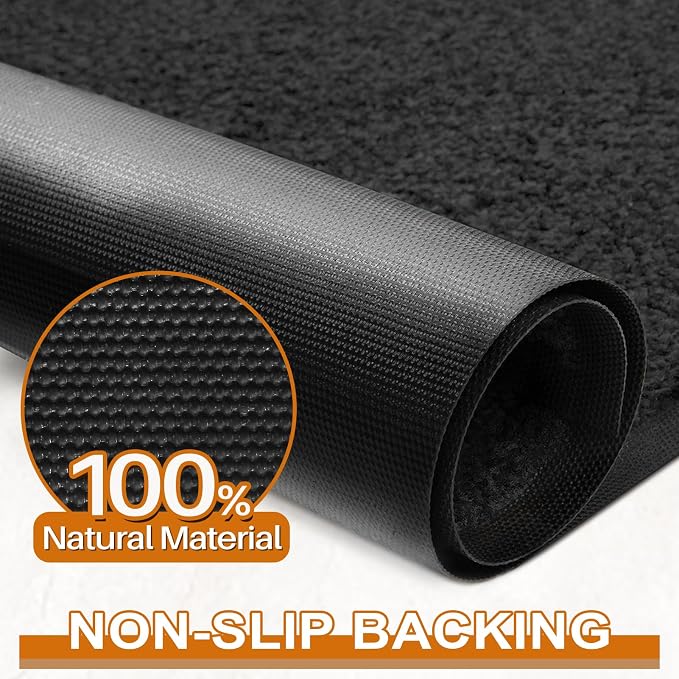 Mibao Dirt Trapper Door Mat for Indoor Outdoor, Waterproof All-Season, - Image 7