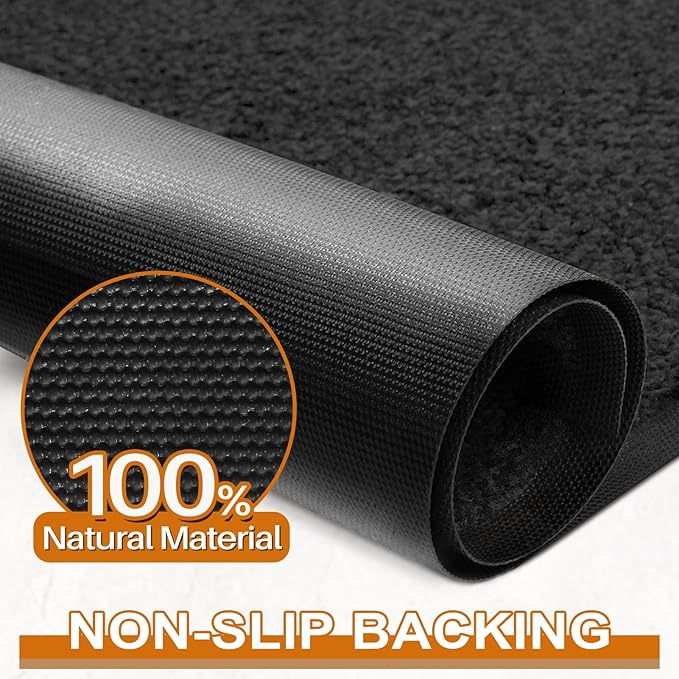 Mibao Dirt Trapper Door Mat for Indoor Outdoor, Waterproof All-Season, - Image 6