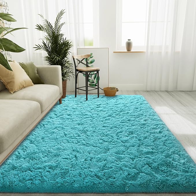 LOCHAS Ultra Soft Indoor Modern Area Rugs Fluffy Living Room Carpets - Image 2