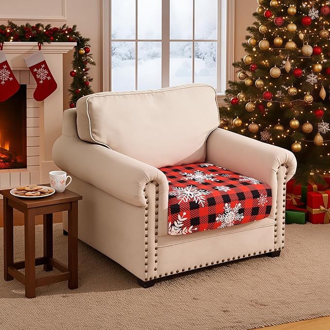 Smiry Printed Couch Cushion Covers, Stretch Soft Couch Covers - Image 2