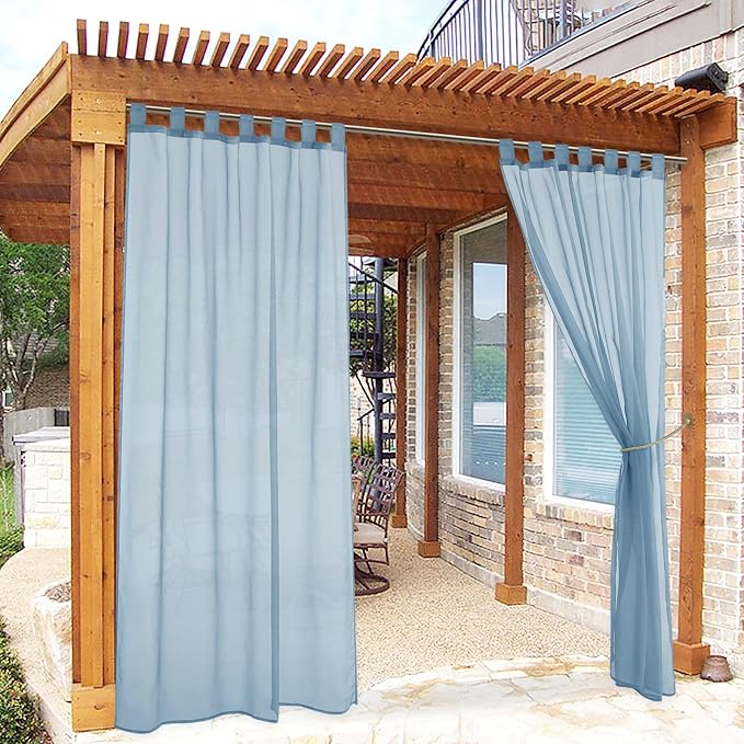 RYB HOME Sheer Curtains Waterproof by RYBHOME