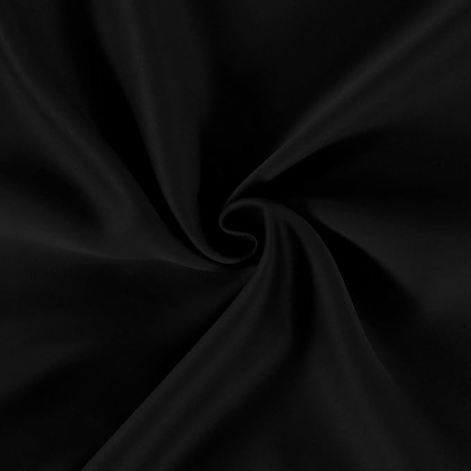LEMOMO Blackout Curtains 42 x 63 inch/Black Curtains Set of 2 Panels/Thermal - Image 8