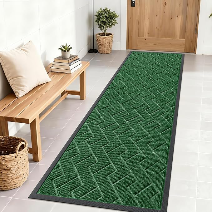 OLANLY Front Door Mat Indoor Outdoor Entrance, Waterproof All-Season, by OLANLY