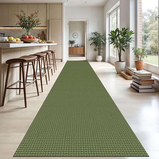 KOZYFLY Extra Long Runners for Hallways 3x20 ft Washable Kitchen Runner Non - Image 2