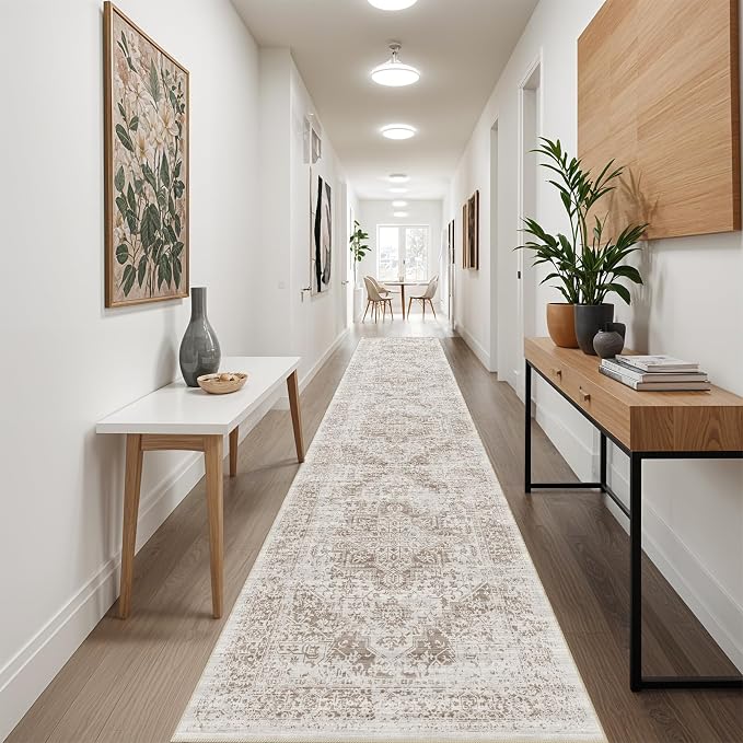 Washable 2'6''x14' Runner Rug - Image 2