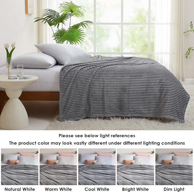 KMUSET Fluffy Blanket Throw - Image 5