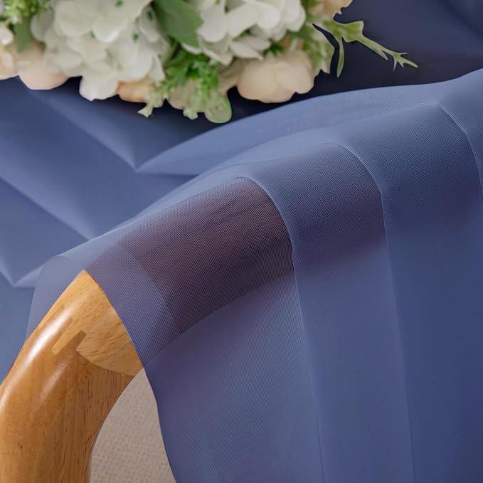 Chyhomenyc Royal Blue Sheer Valances - Image 7