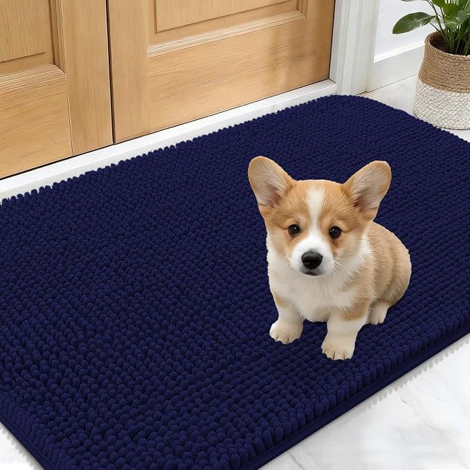 OLANLY Dog Door Mat for Muddy Paws 30x17, Absorbs Moisture and Dirt, Absorbent by OLANLY