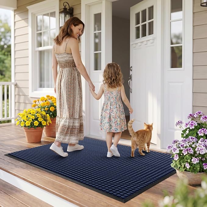 Front Door Mat Outside Entrance, Heavy Duty Waterproof Doormat | 61.5"x36" - Image 8