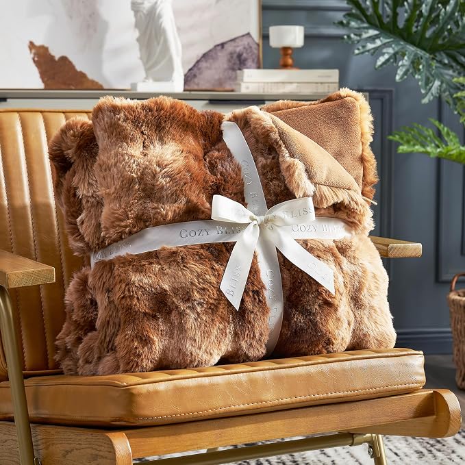 Cozy Bliss Faux Fur Throw Blanket - Image 6