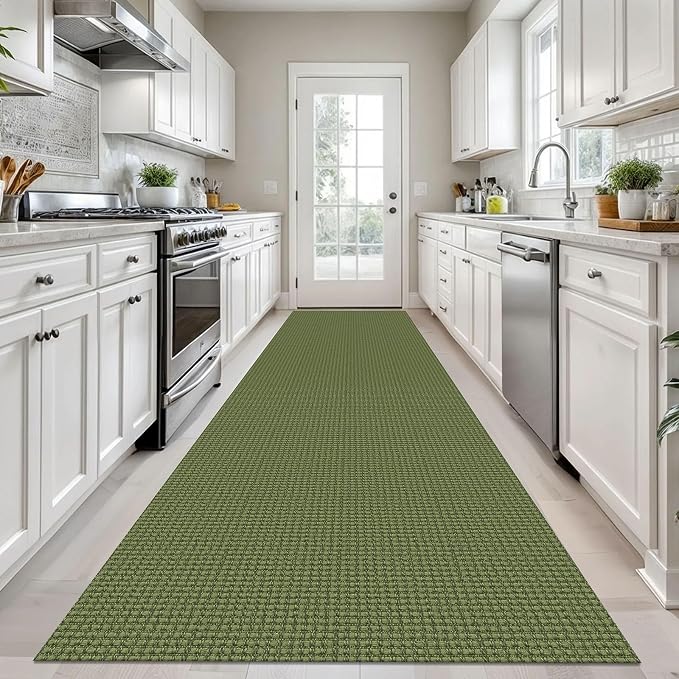 KOZYFLY Long Runners for Hallways 3x12 ft Washable Kitchen Runner Non Slip - Image 2